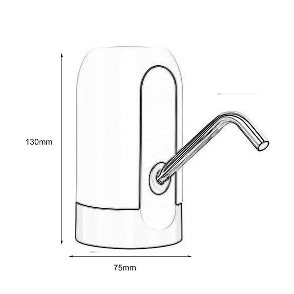 

electric water dispenser portable smart wireless gallon drinking bottle switch usb rechargeable 2 colors