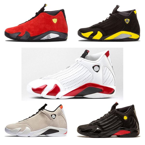 

new 14 sup reverse ferrary mens basketball shoes candy cane last s14s trainers university red yellow rivet athletics sneakers