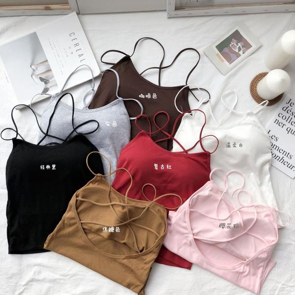 

фотосессия новый стиль корейский стиль сексуальный крест спинки сплошной цвет slim-подходят майка женская верхняя одежда полоса груди площад, Black;white