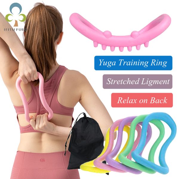 

yoga circle equipment multifunction yoga ring pilates workout fitness circle training resistance support tool calf home gyh