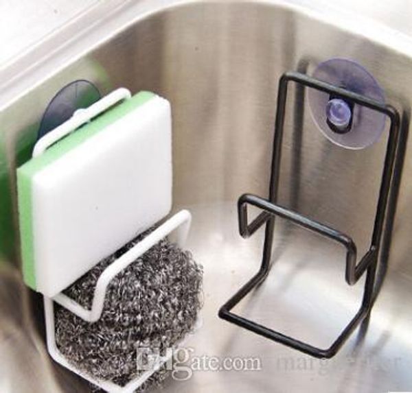 

дважды палубе железный тро губка дренаж стеллаж с присоской кухня раковины ванной комнатой полотенце мыла хранение держателем