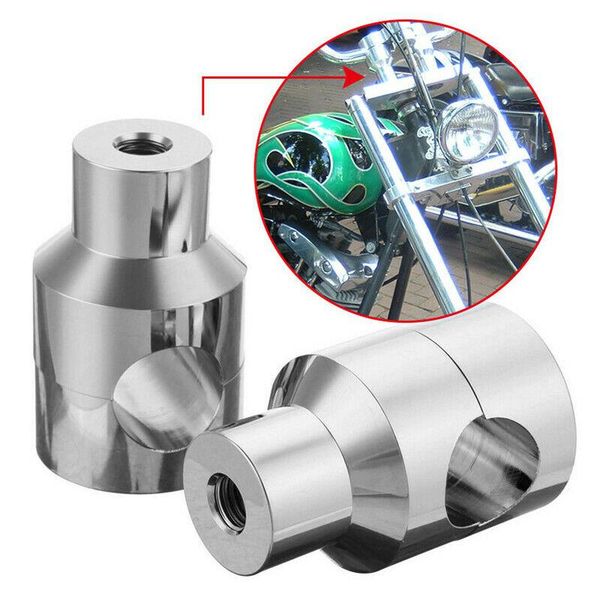 

7/8" 22mm/25mm handlebar riser motorcycle mount handle clamp handle bar riser adapter for custom springer bobber chopper