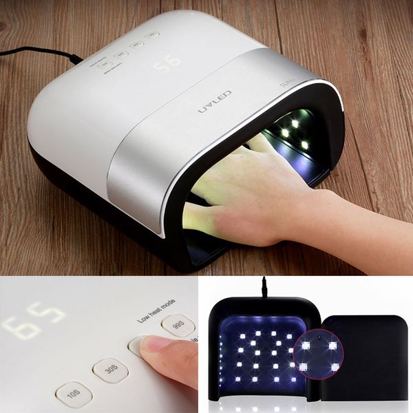 

sun3 48w uv led nail lamp quick-drying for art nail gel with memory timer double-speed lcd display curing us drying machine