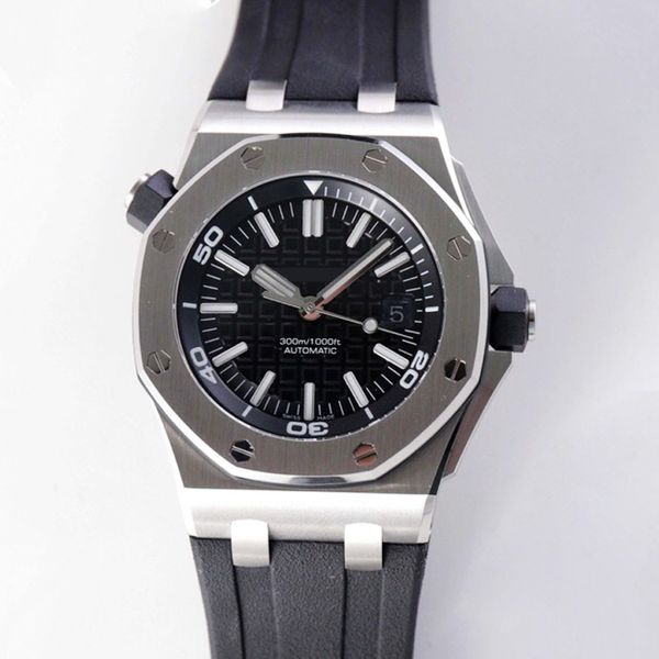 

дизайнерские мужские часы 15703 luxury watch 42mm v8 edition с автоматическим механическим механизмом 3120 автоматическая дата с каучуковым, Slivery;brown