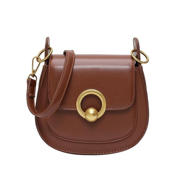 

сумки для женщин 2020 урожай crossbody сумка кожа pu седло мода плеча сумка дамы малый сплошной цвет сумки