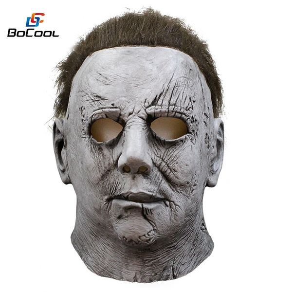 2018 Movie Halloween Horror Michael Myers Mask Carnival Cosplay Adult Latex Full Face Helmet Halloween Party Scary Props J190710 Buy Venetian Mask Buy