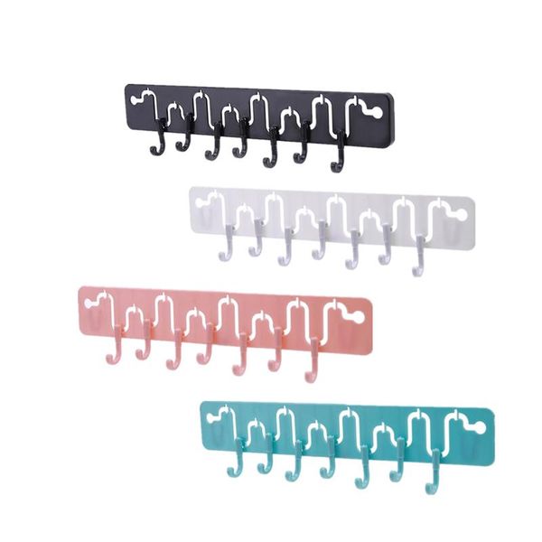 

wall mount moveable hook coat robe hat clothes hanger towel hooks rack for bedroom kitchen