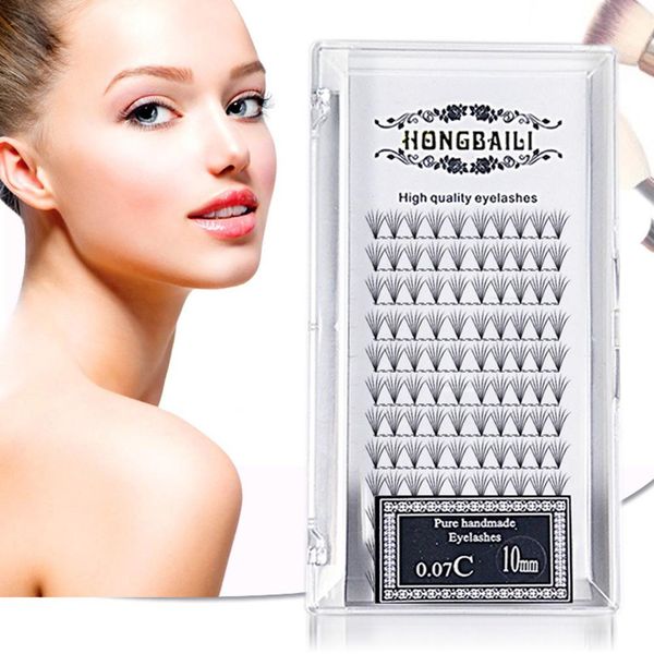 

6d synthetic fiber 12 row false eyelashes makeup tool natural lash extension