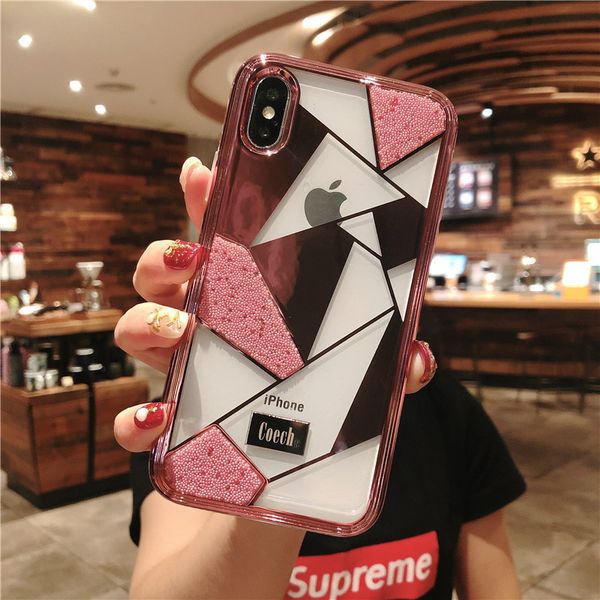 

luxury designer bling glitter 360 full protect shockproof tpu case waterproof back cover for iphone 11 pro max x 6 7 8 plus