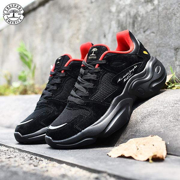 

treeperi fashion chunky 4.0 black obsidian pink green grey metallic silver mens casual shoes men women designer sneakers breathable chaussur