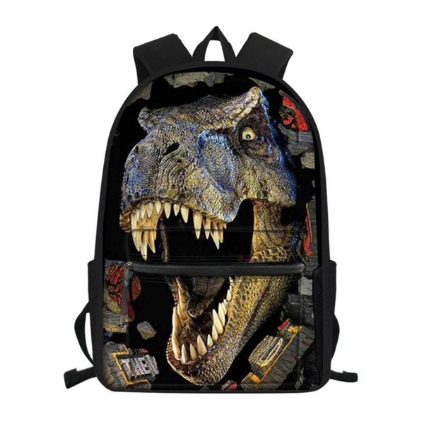 

hycool детский рюкзак tyrannosaurus rex dinosaur печати подростковая девочек для мальчиков schoolbag книга сумка кемпинг сумка для хранения