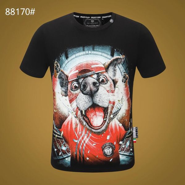 

2019 fashion summer fashion designers men's shirt t-shirt letter embroidery t-shirt men's brand short sleeve t-shirt blouse-019, White