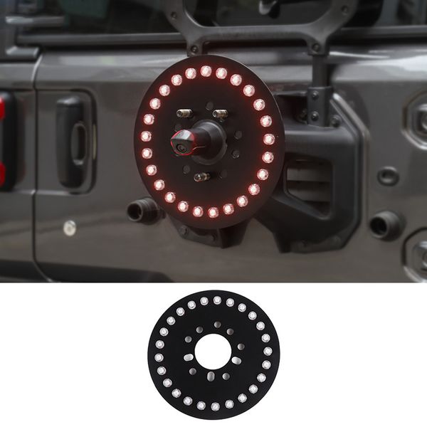 

iron + led light backup tire brake light reinforcement for jeep wrangler jl 2007-2018 car exterior accessories