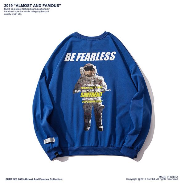 

2019 space astronaut 3d sweatshirts male female hoodies spacex spaceship men's hoodie coat funny hip hop starmanx hoody pullover ypf454, Black