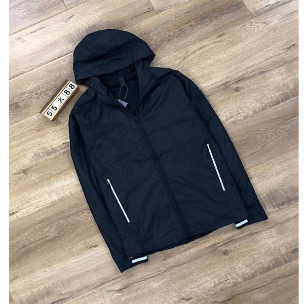 

brand men jacket with hooded 2019 new arrival mens luxury windbreaker jackets men designer hoodie jacket clothing, Black;brown