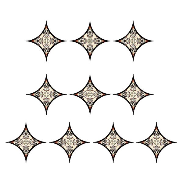 

10pcs europe style floor tiles diagonal wall stickers bathroom-20x20cm