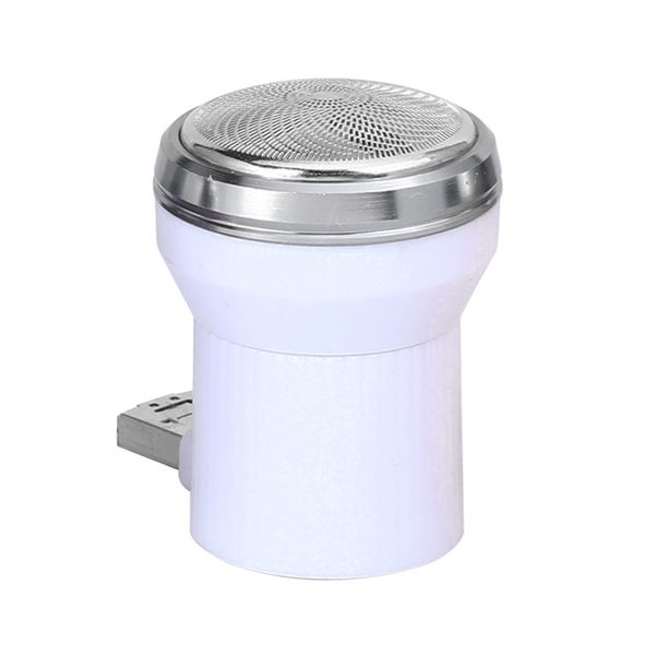 

electric shaver mini portable usb power plug travel outdoor beard trimmer razor can be connected to android mobile ph
