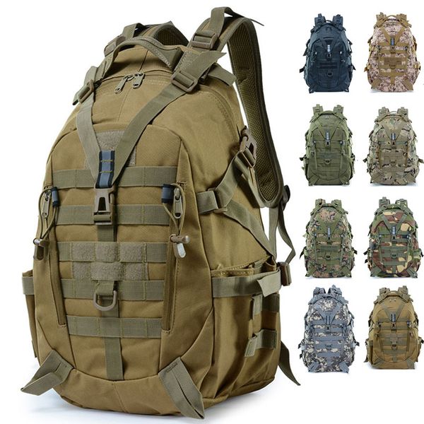 

40l camping backpack military bag men travel bags tactical army molle climbing rucksack hiking outdoor sac de sport dayback