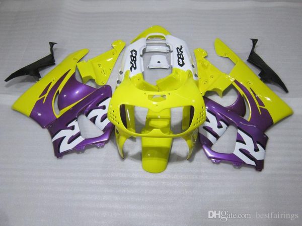 

zxmotor fairings for honda cbr900rr cbr 893 1995 1997 yellow white purple fairing kit cbr893 95 97 gg33