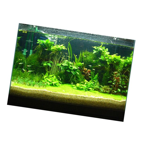 

fish tank landscape accessory adhesive poster aquarium decorations sticker - plants