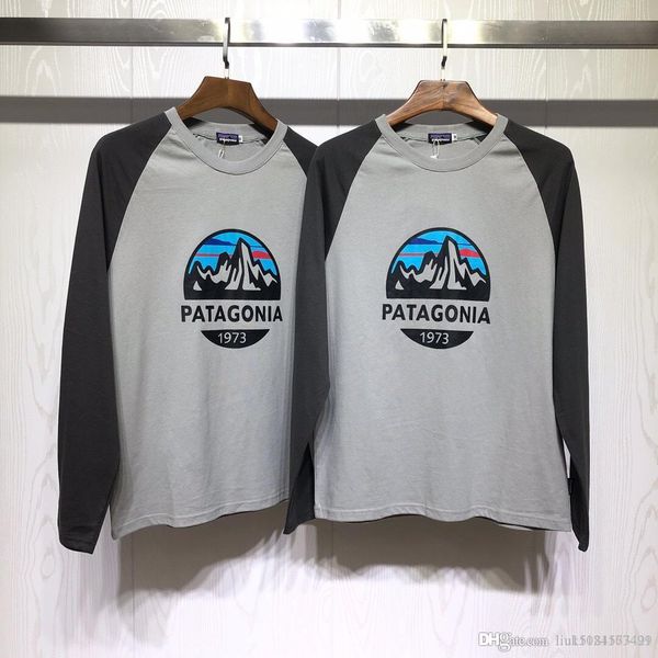 

19ss patagonia new arrival mens designer hoodies fashion mens sport hoodies gray men women designer sweatshirt size m-2xl, Black