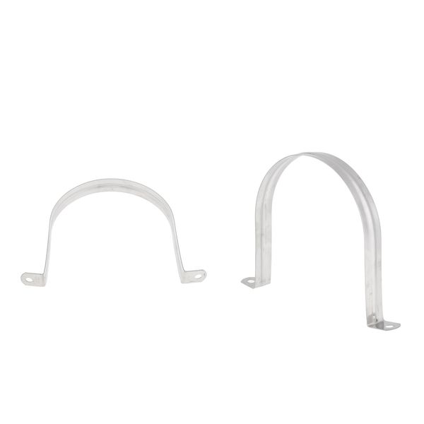 

2x stainless steel saddle clamp downpipe downpipe 120mm