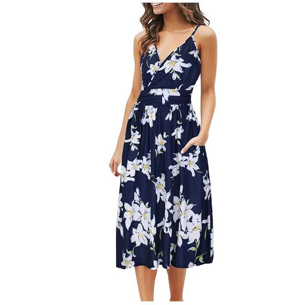 

maxi dress women elegant vintage floral print dress casual summer sundress party night 2020 vestidos robe femme, Black;gray