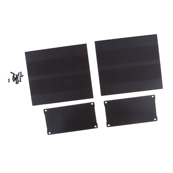 

120x105x55mm aluminum instrument box pcb enclosure diy electronic case