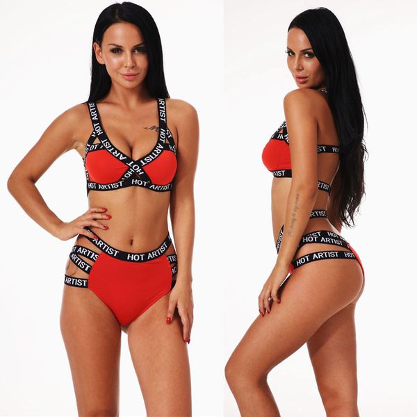 

2019 summer women bodysuits deep v sleeveless patchwork letter print high waist shorts 2 pieces set romper bodycon jumpsuit, Black;white