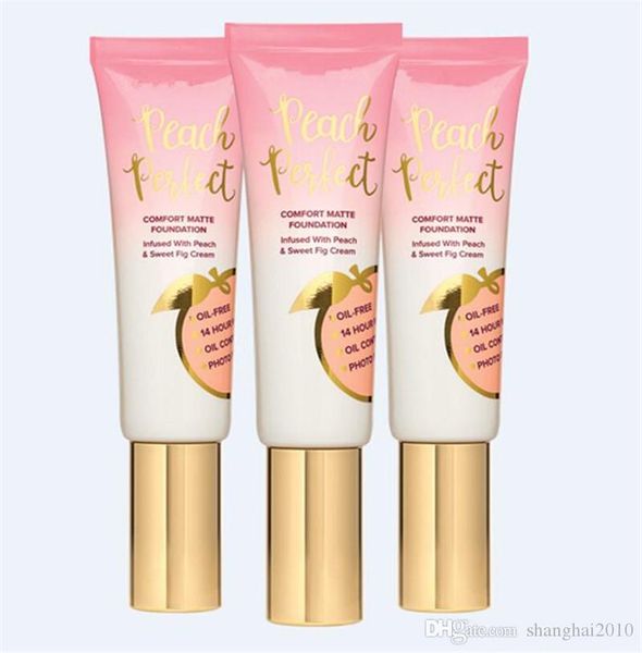 

new makeup foundation peach perfect comfort matte foundation 3colors 48ml face cream foundation 36pcs dhl shipping