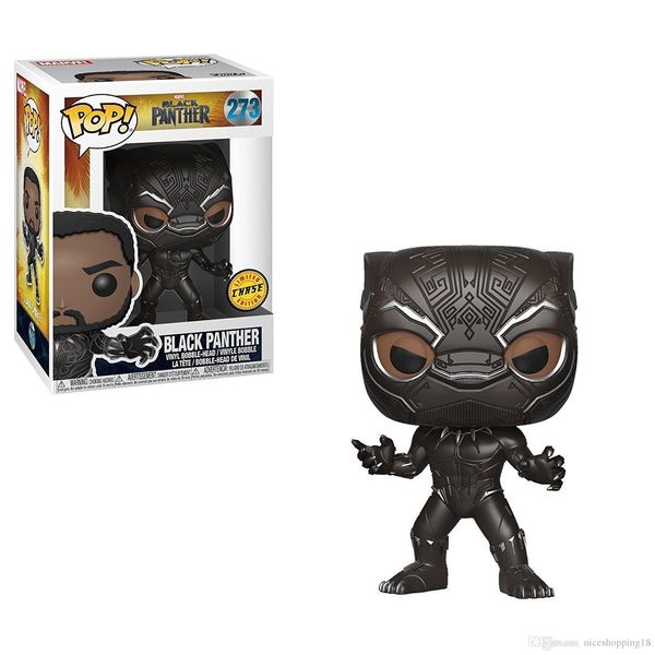 

discout new wholesales funko pop black panther vinyl action figure with box #620 collectible toy popular gift good quality