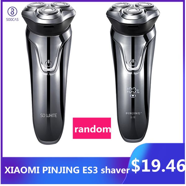 

soocas pinjing electric shaver razor men washable usb rechargeable wireless 3d smart control shaving beard machine