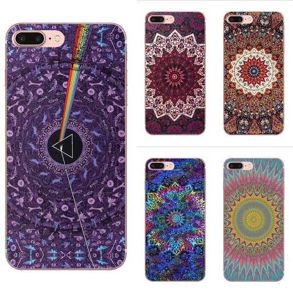 

custom mandala sun flower datura retro flora for htc desire 530 626 628 630 816 820 830 one a9 m7 m8 m9 m10 e9 u11 u12 life plus