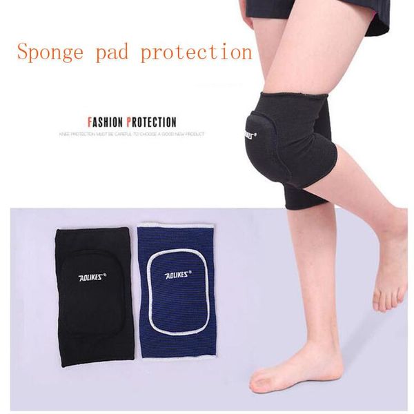 

1 pair sponge sports knee pads fitness tennis training knee support sport gym pad safety dance support#0324y30