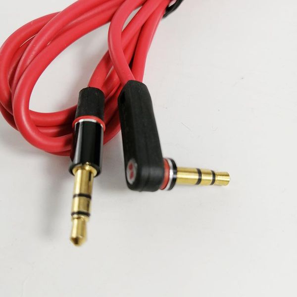 1,2 m L Sharp 90 Grad Universal 3,5 mm auf 3,5 mm M/M Auto-Audio-AUX-Kabel, erweitertes Audio-Hilfskabel für iPhone-Lautsprecher