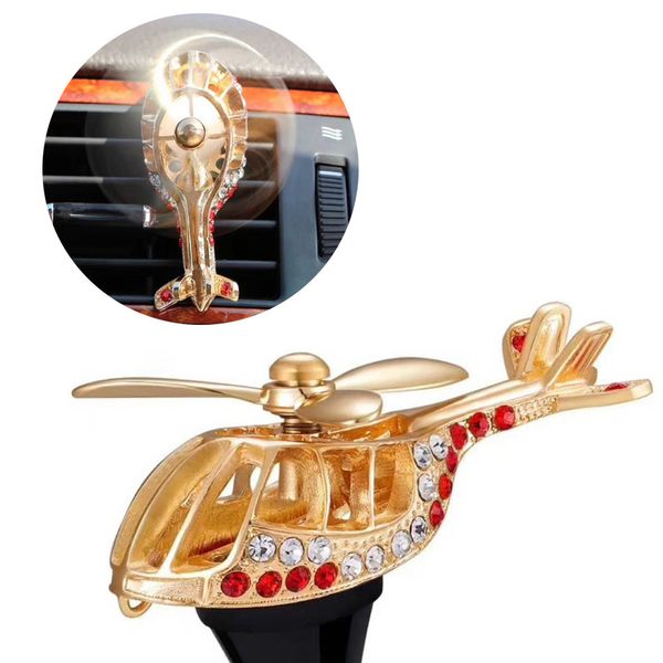 

2019 new arival helicopter perfume diffuser 2 propeller shape air freshener vent clip dropshipping air freshe