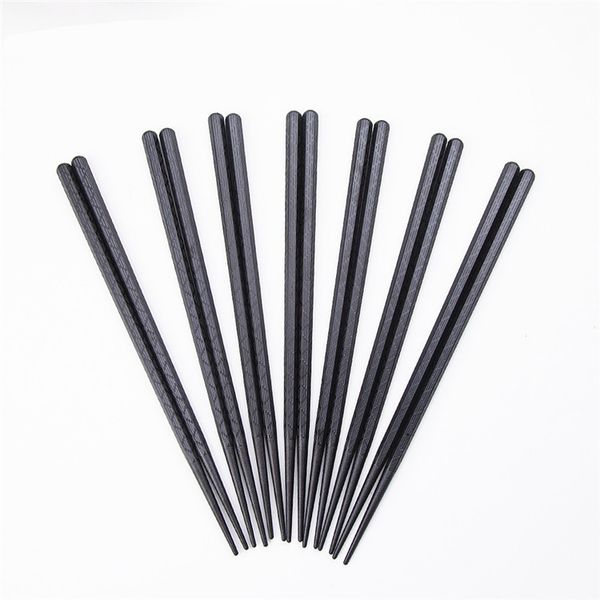 

black alloy japanese chopstick restaurant chinese food sushi low price
