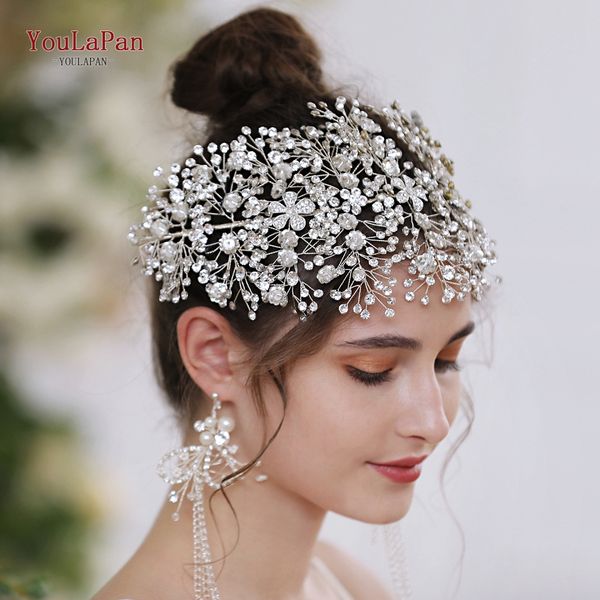 

youlapan hp240-s sliver diamonds bridal crown wedding hair accessories bridal crowns hair accessories for women headpiece
