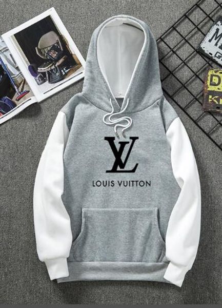 

lw1 2020 мужская новый homme с капюшоном luxurys толстовка мужская европейский и американский ретро модные бренды женская с капюшоном зима т, Black