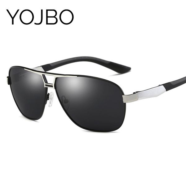 

yojbo original sunglasses men vintage pilot driving sunglasses mens glasses classic designer women mirror shades, White;black