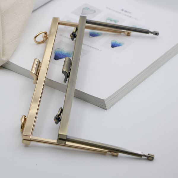 

25cm golden / coppery no hole limp export of gold will aures unitas manual diy luggage and bags hardware parts material science, Black