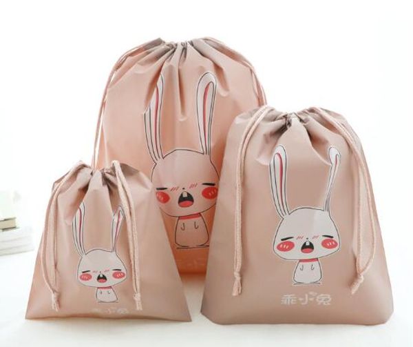 

2019 waterproof travel bag cartoon pocket drawstring clothing bag travel bag sorting bag(s-size)-z028