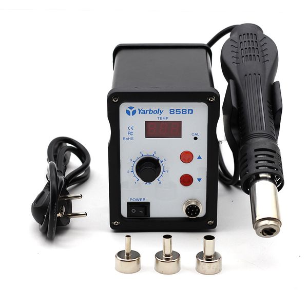 

858d air gun 700w bga rework solder station soldering heat air gun blower hair dryer soldering hairdryer smd smt welding