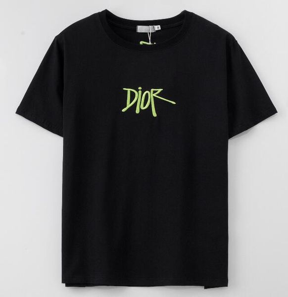 

spring and summer new 100% cotton fabric before and after the letter embroidery process color - black/white - yards s-xxl