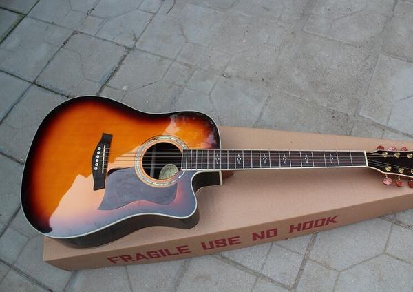 

310ce41 дюймов акустическая гитара акустическая гитара отсутствует угол закат цвет опционально, плюс багаж, бесплатная доставка