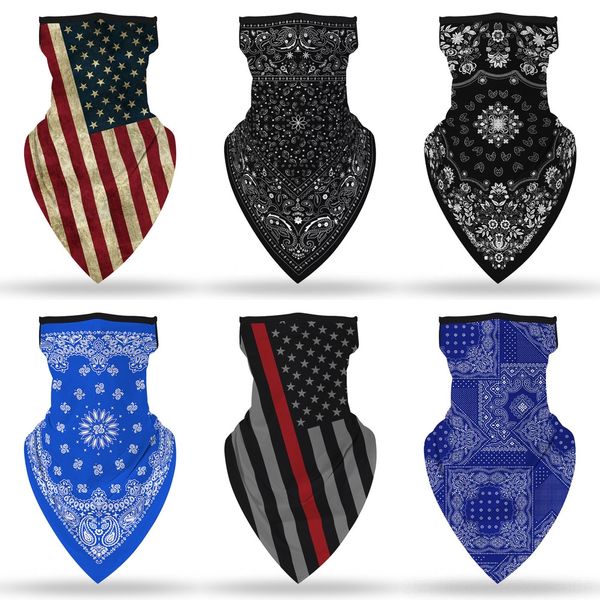 

7j7ry women scarf face outdoor 38 mask silk chiffon handkerchief styles windproof half face dust-proof sunshade masks scarf designer, Black