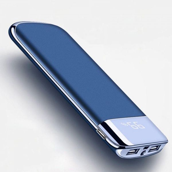 

10000mah 2 usb led power bank external battery poverbank powerbank portable mobile phone charger for xiaomi samsung iphone xs