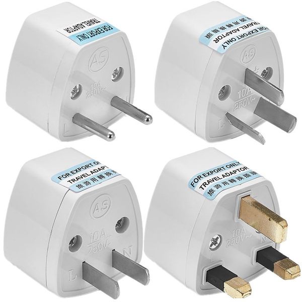 Universal eua ue reino unido au nz carregadores de viagem tomada em todo o mundo 250v adaptador ac tomada conversor de energia carregador de parede