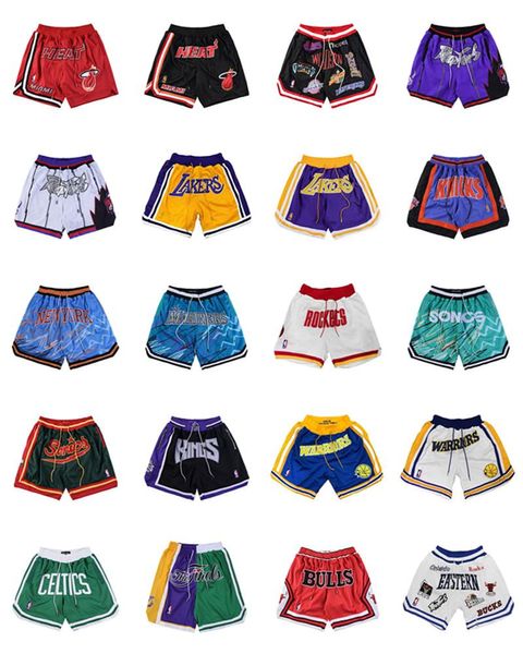 

Просто мужские баскетбольные шорты Don Seattle Lakers LeBron James nba Curry Wariors Los Bulls Nugets Angeles 76res Bullets Knivks Pant