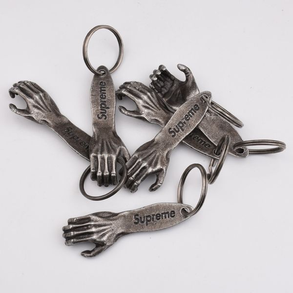 

SUP тенденция Supre автомобиль брелок не утрачен серебра рука автомобиль брелок моды